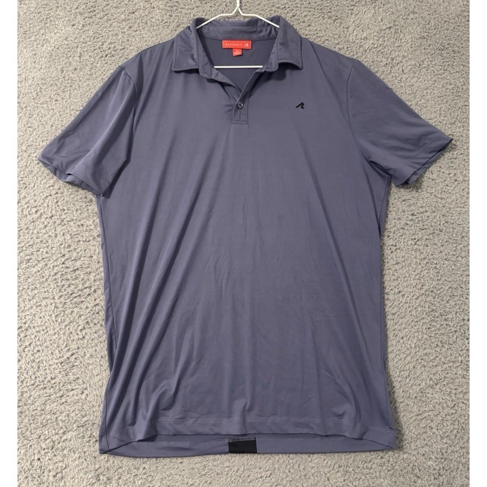 Redvanly Shirt Mens M Short Sleeve Golf Performance Purple‎
